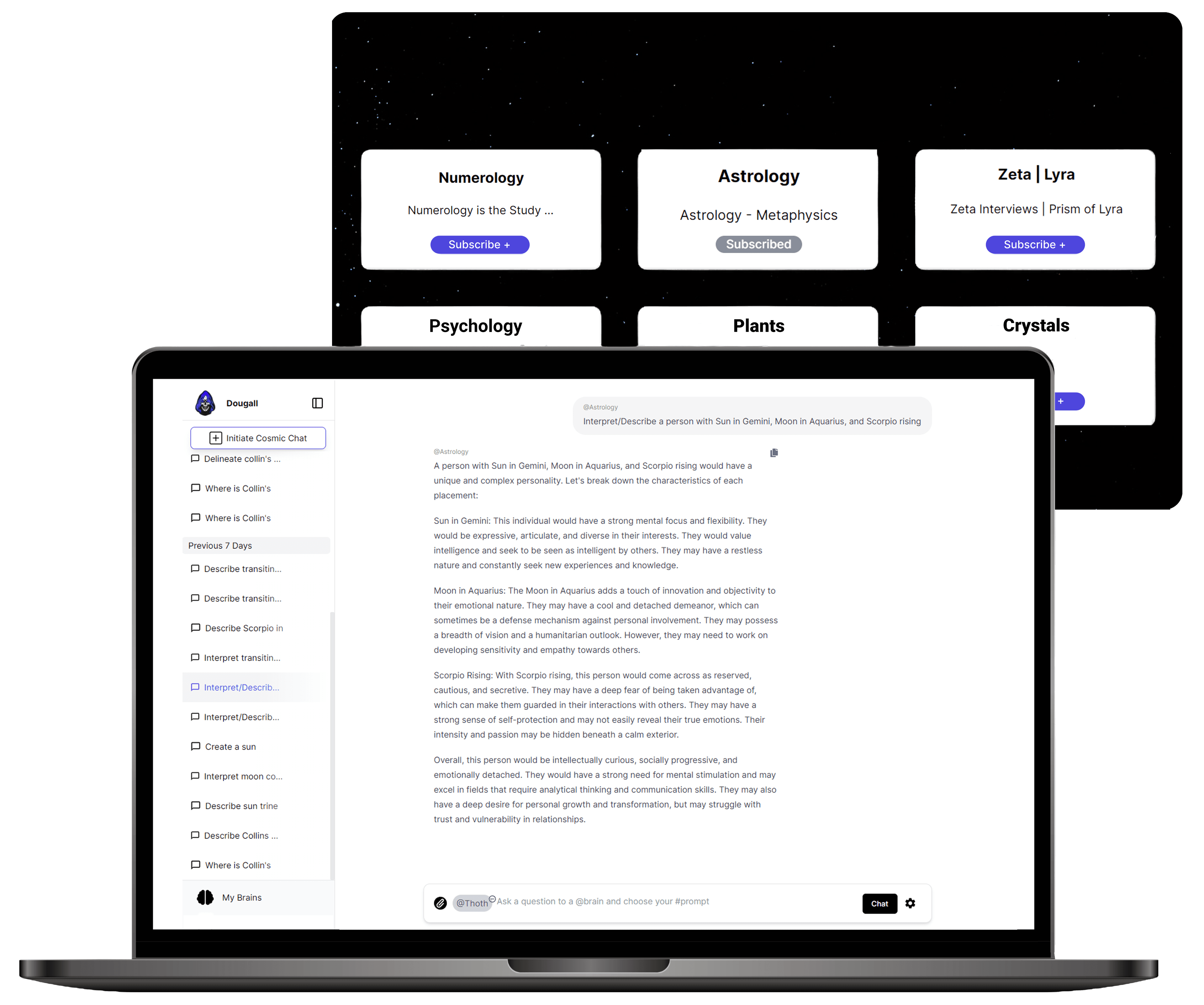 Wizard Dougall on laptop